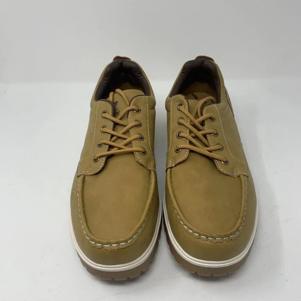 Xray‎ Footwear XRW2524 Delbert Loafers Shoes Men's 12 Brown Faux Leather 8121